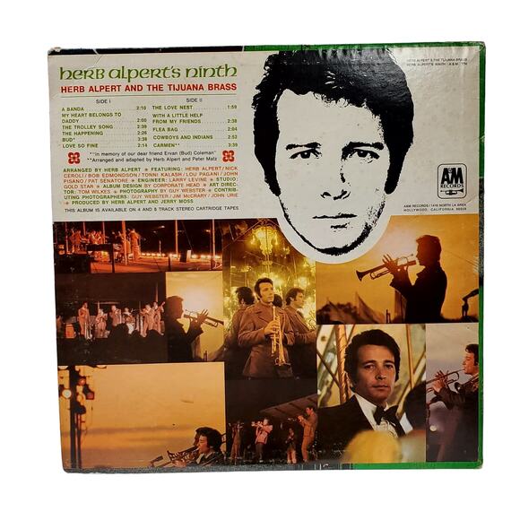 Lot of 3 Vintage Herb Alpert 33 rpm Vinyl Records AM Records Stereo - Picture 13 of 16